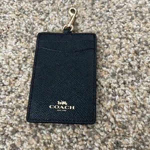 Coach - Black ID Lanyard